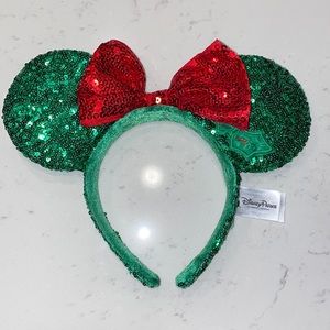 Christmas Minnie Mouse Ears